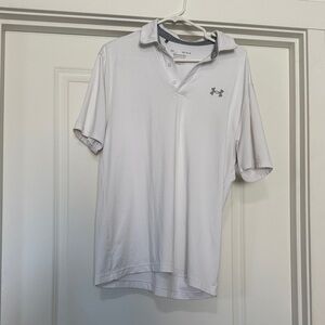 Under Armour Men's Light Gray Polo Shirt